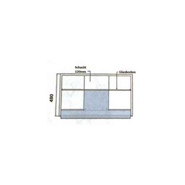Falmec Schacht 120 mm für Virgola-Serie und Move
