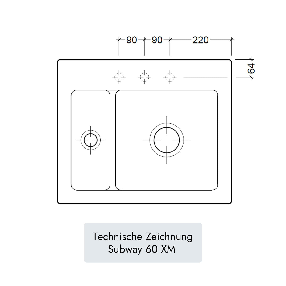 Villeroy & Boch Subway 60 XM