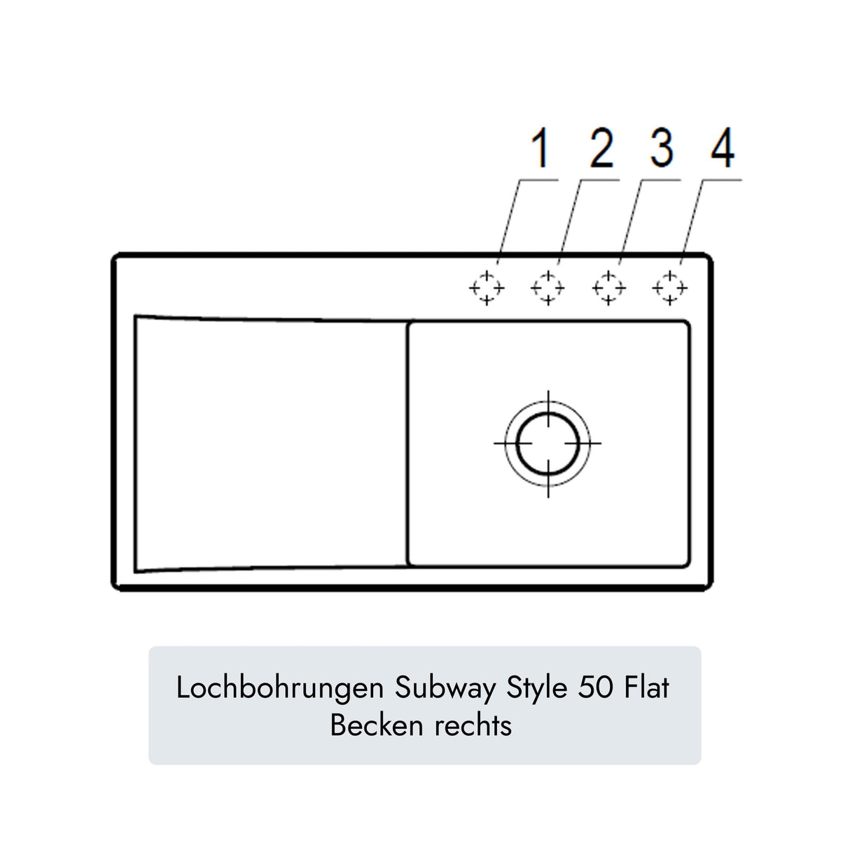 Villeroy & Boch Subway Style 50 Flat