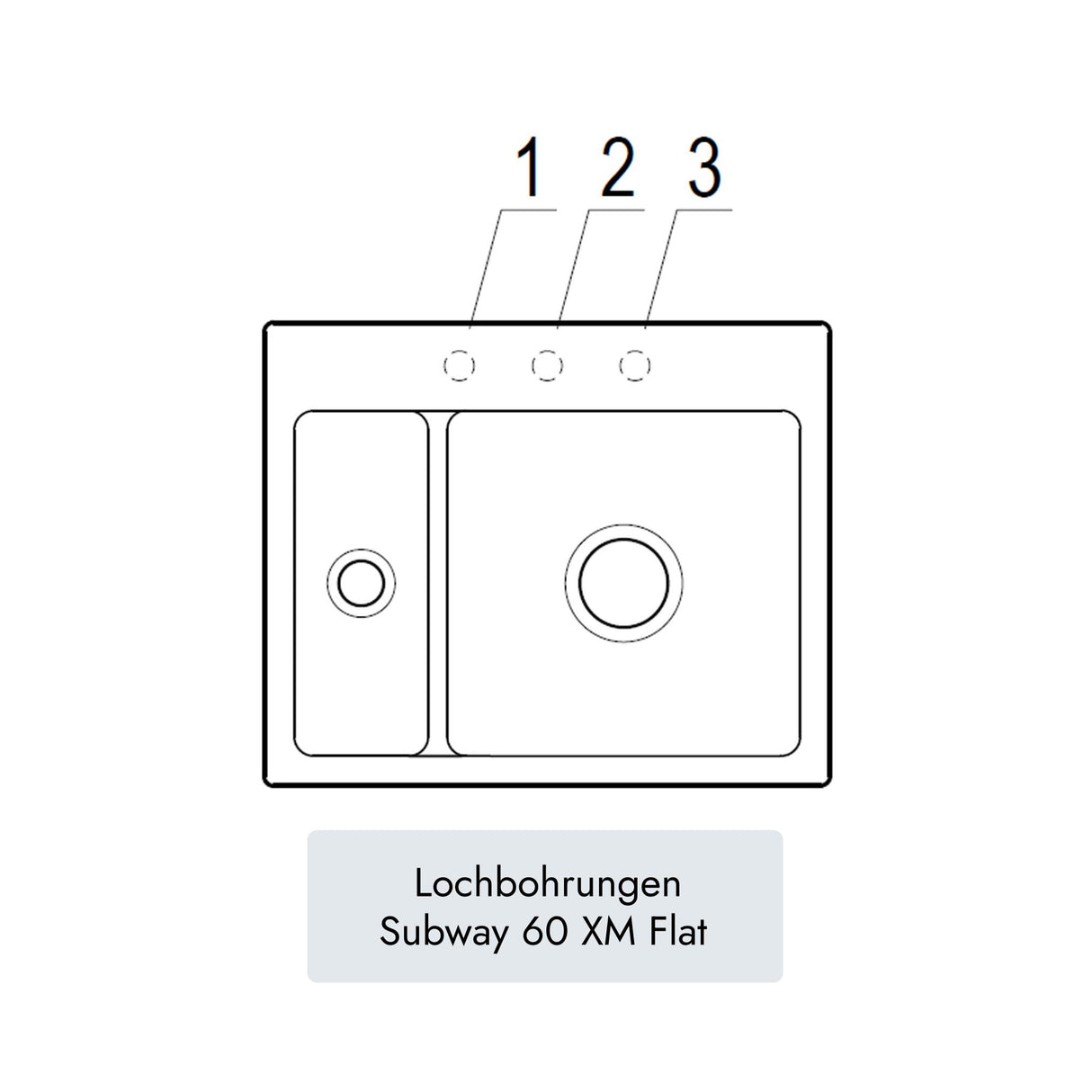 Villeroy & Boch Subway 60 XM Flat