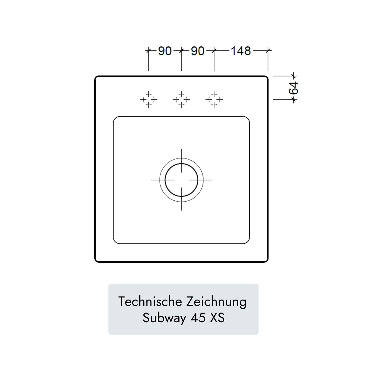 Villeroy & Boch Subway 45 XS