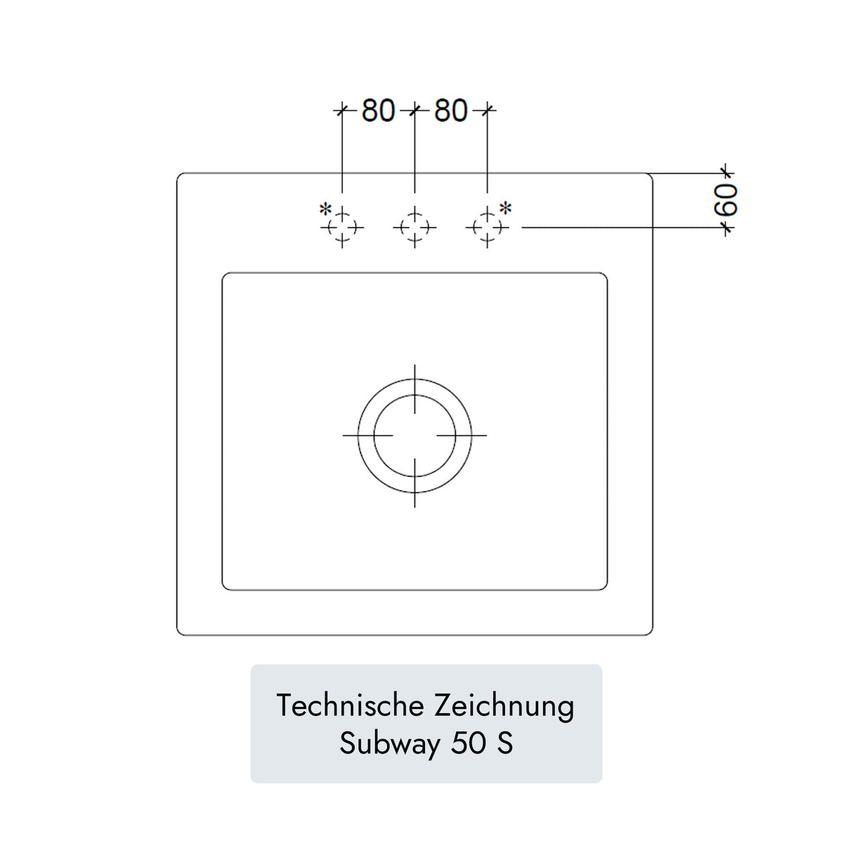 Villeroy & Boch Subway 50 S