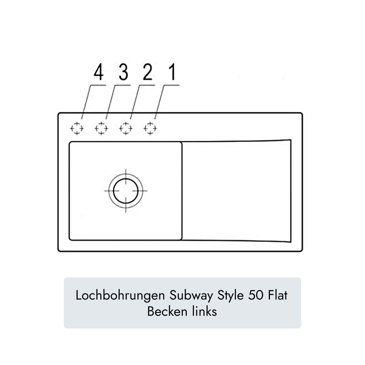 Villeroy & Boch Subway Style 50 Flat