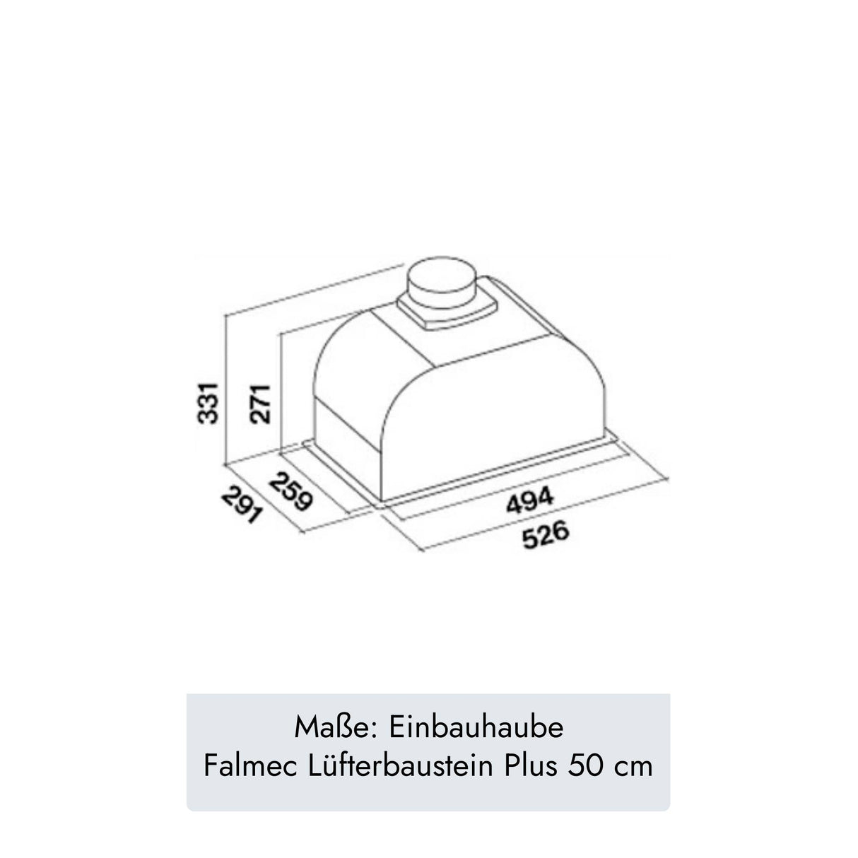 Falmec Lüfterbaustein Plus