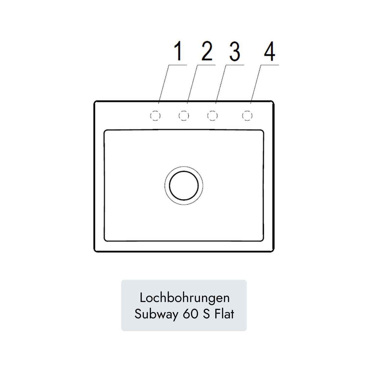 Villeroy & Boch Subway 60 S Flat