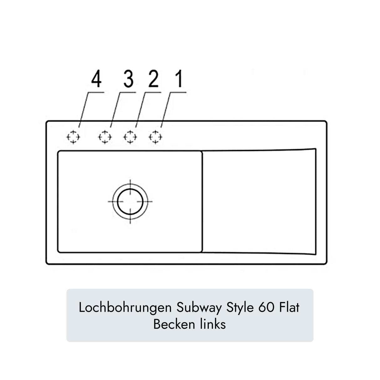 Villeroy & Boch Subway Style 60 Flat