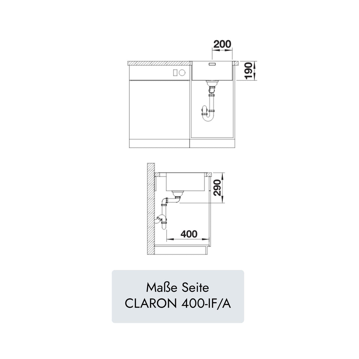 Blanco CLARON 400-IF/A
