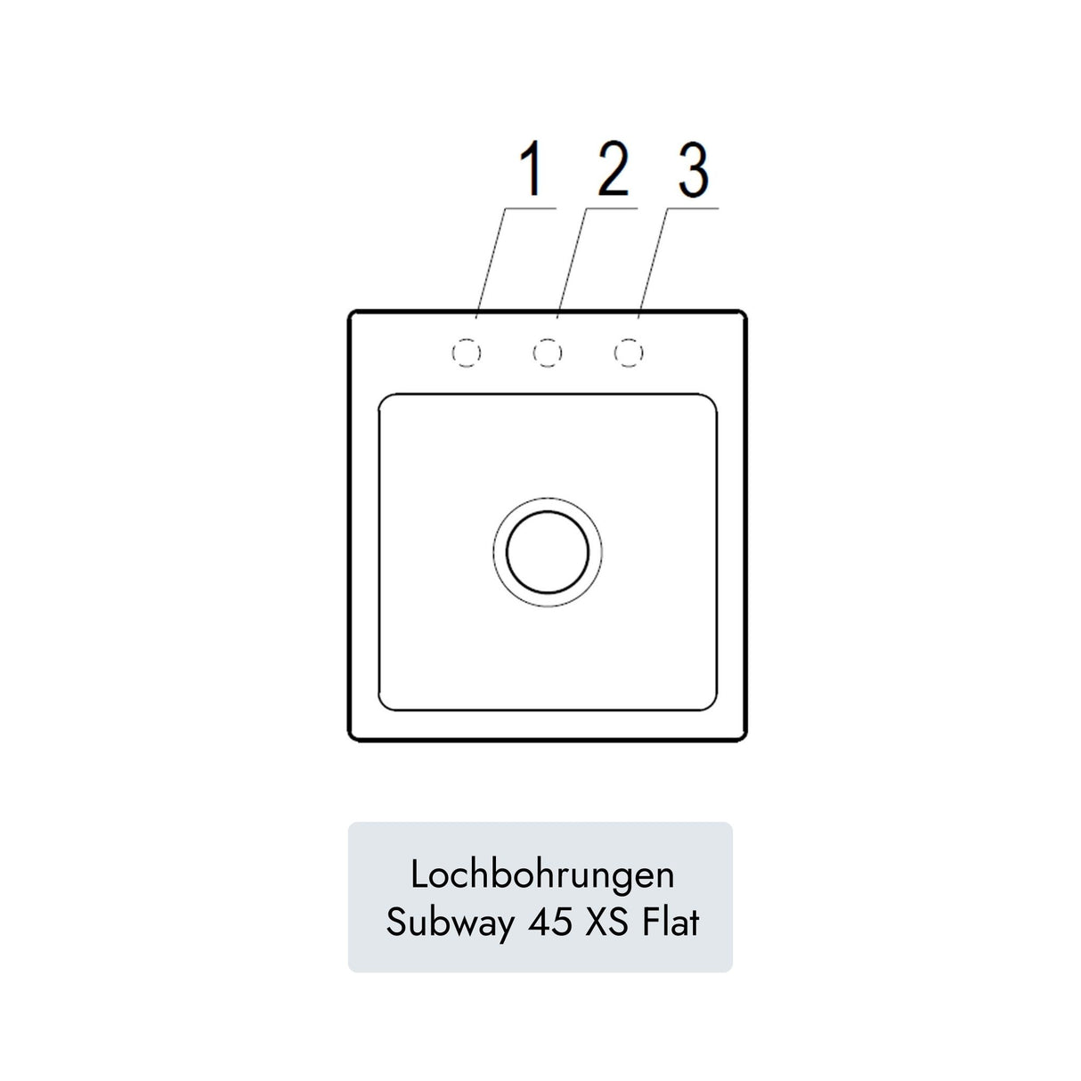 Villeroy & Boch Subway 45 XS Flat