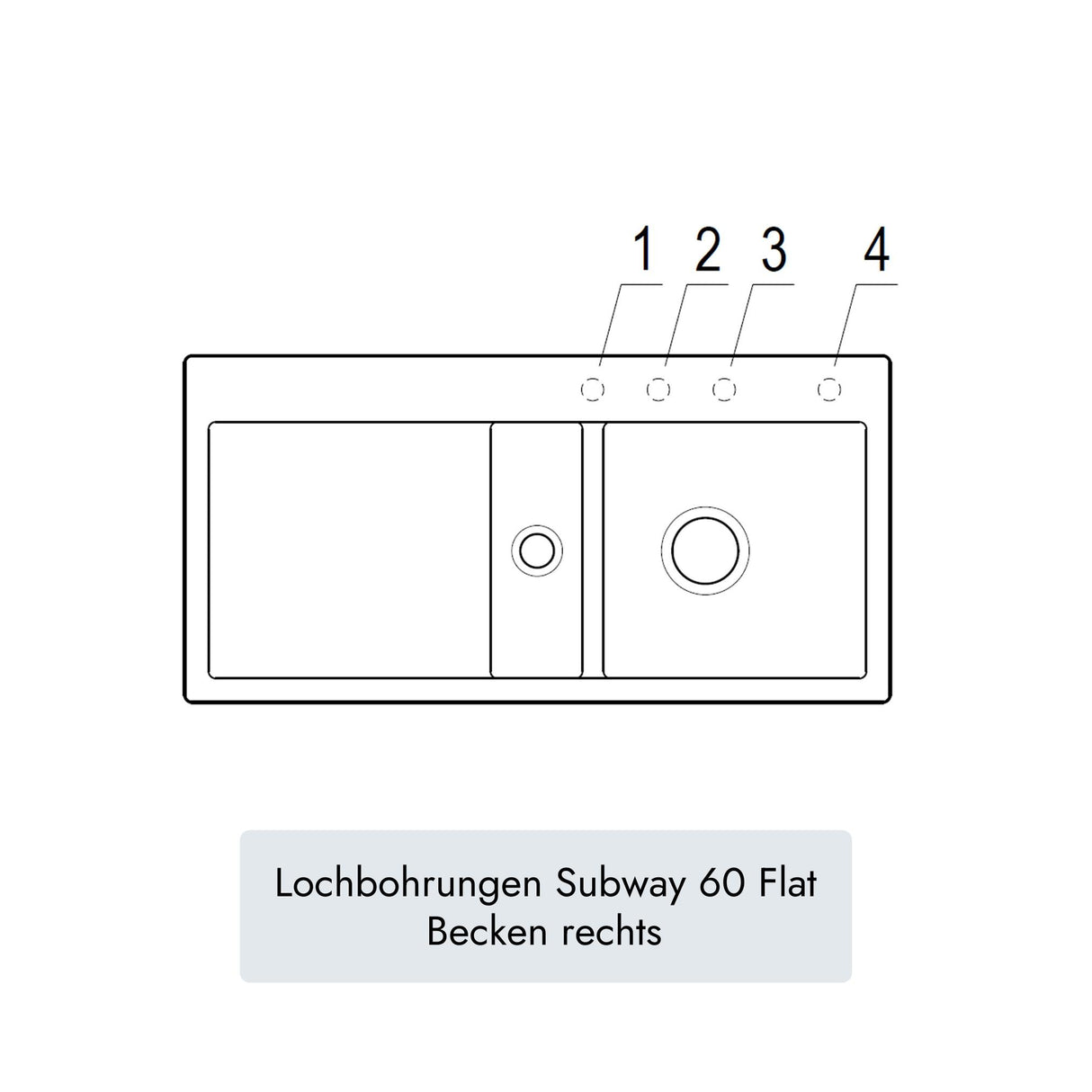 Villeroy & Boch Subway 60 Flat