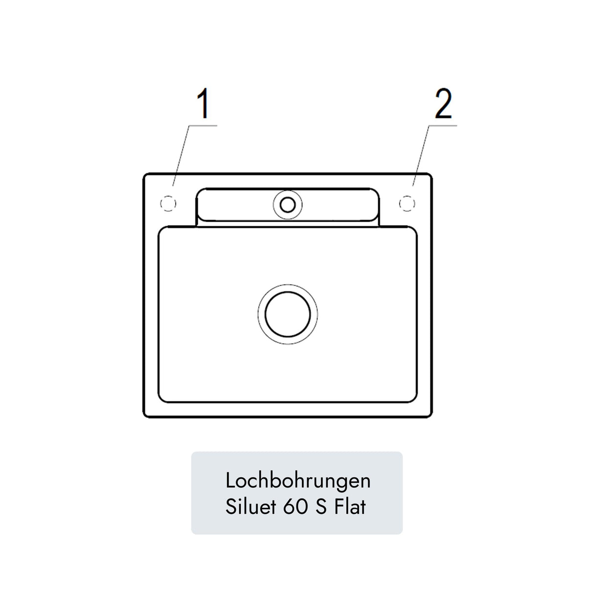 Villeroy & Boch Siluet 60 S Flat