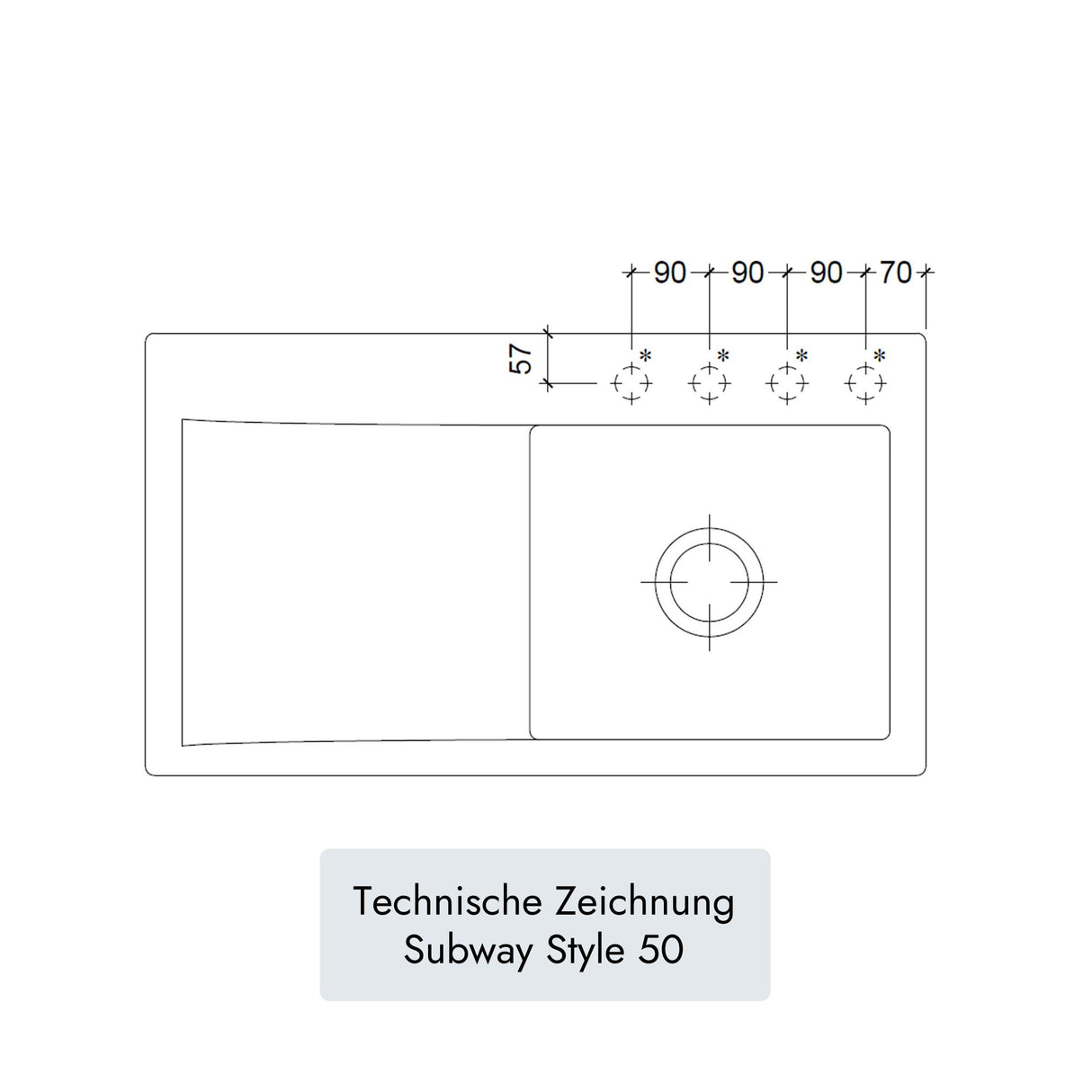 Villeroy & Boch Subway Style 50