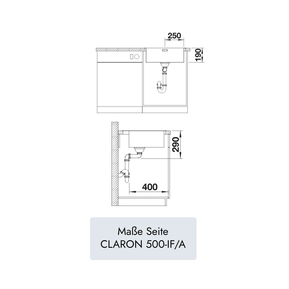 Blanco CLARON 500-IF/A