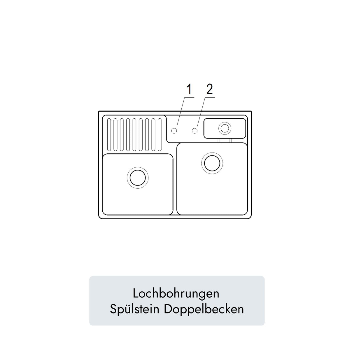 Villeroy & Boch Spülstein Doppelbecken