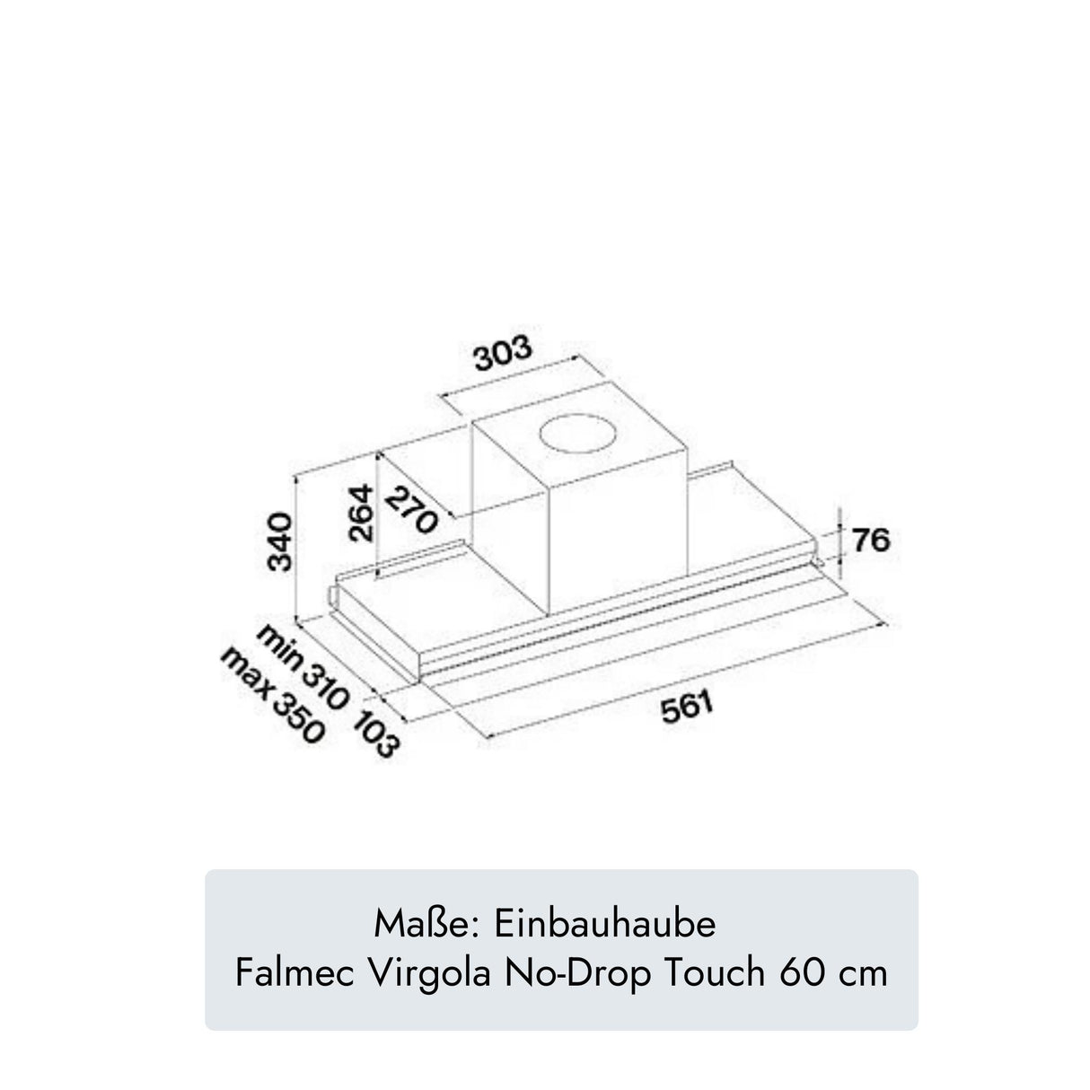 Falmec Virgola No-Drop Touch