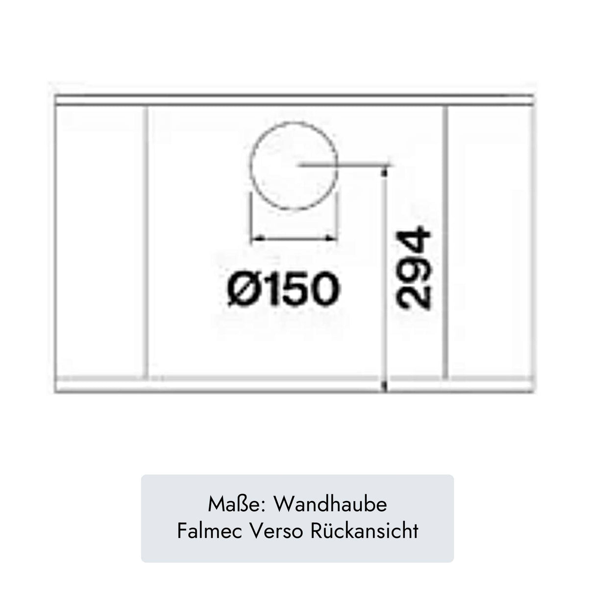 Falmec Verso Kopffreihaube