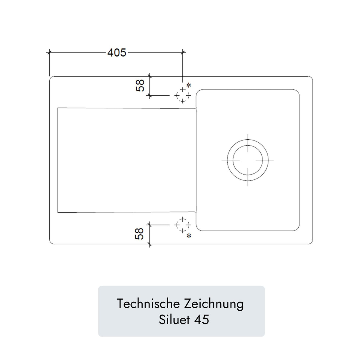 Villeroy & Boch Siluet 45