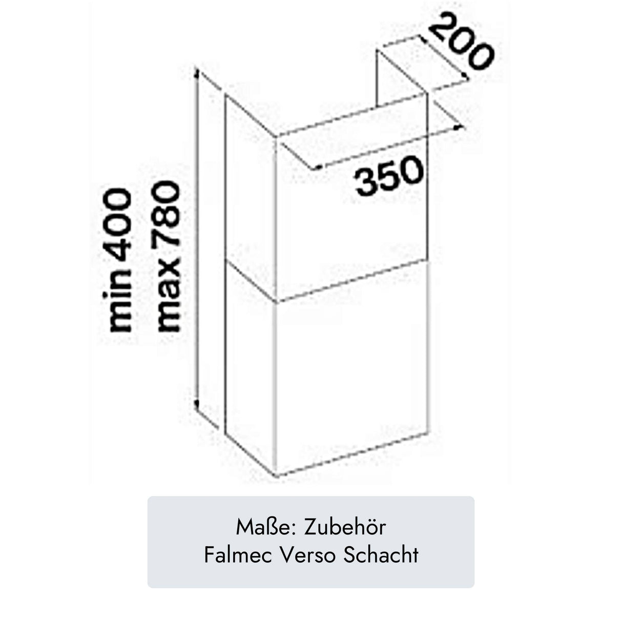 Falmec Verso Kopffreihaube