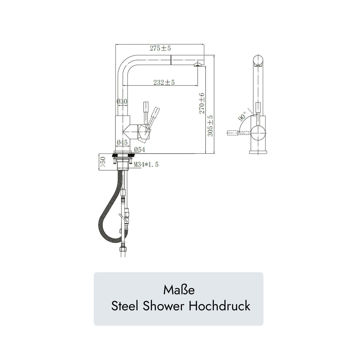 Villeroy & Boch Steel Shower