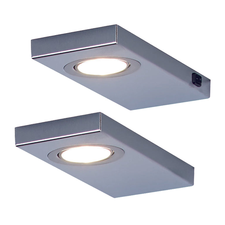 LED-Unterbauleuchte Leon Edelstahl