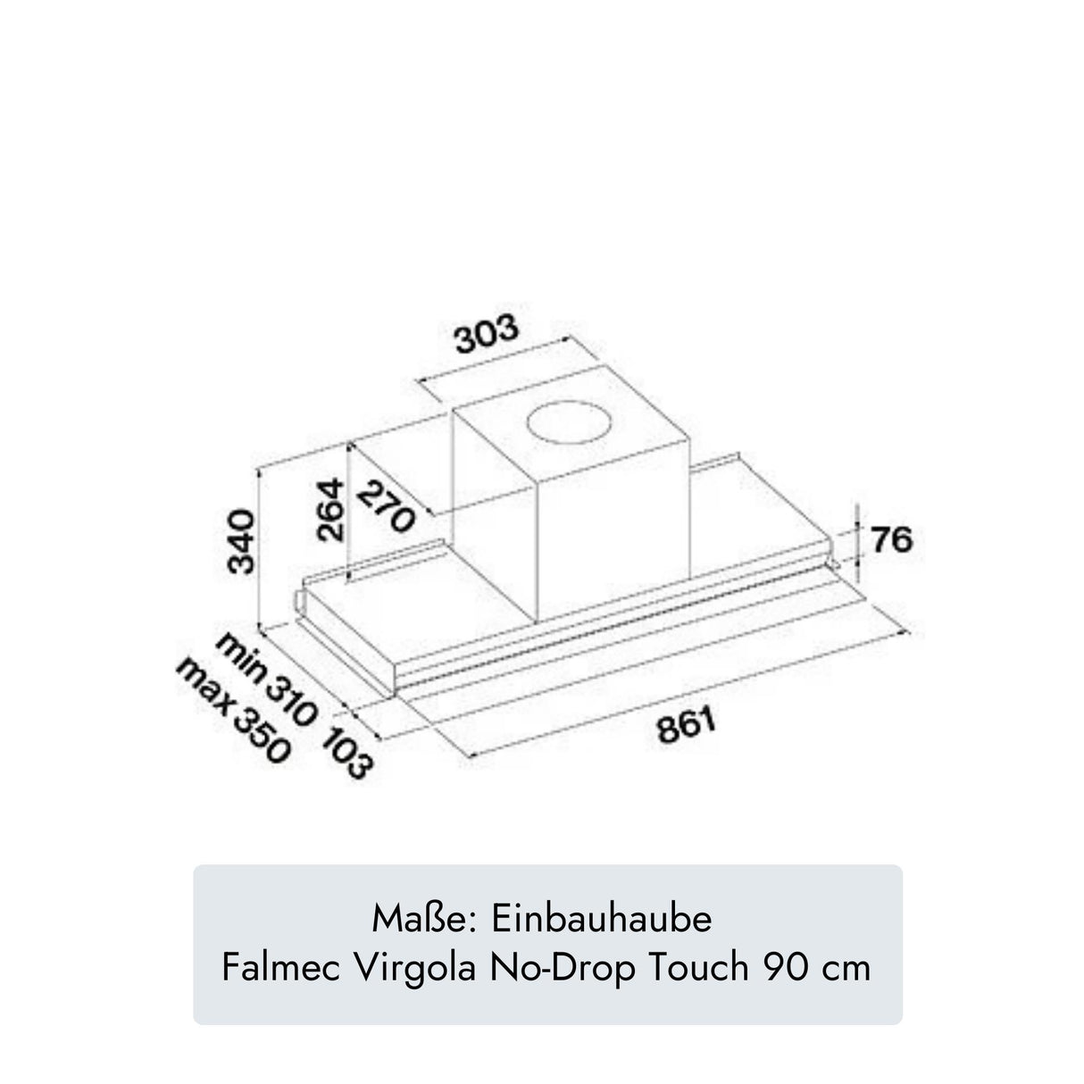 Falmec Virgola No-Drop Touch