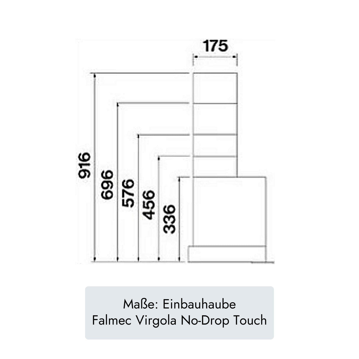 Falmec Virgola No-Drop Touch