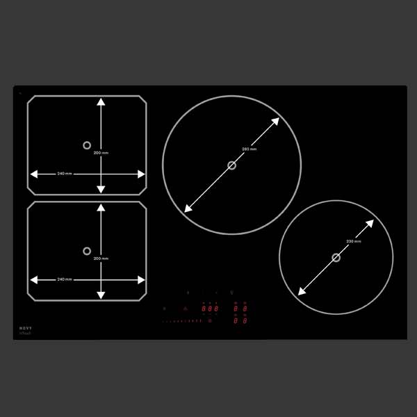 Novy Power 1726 Induktionskochfeld