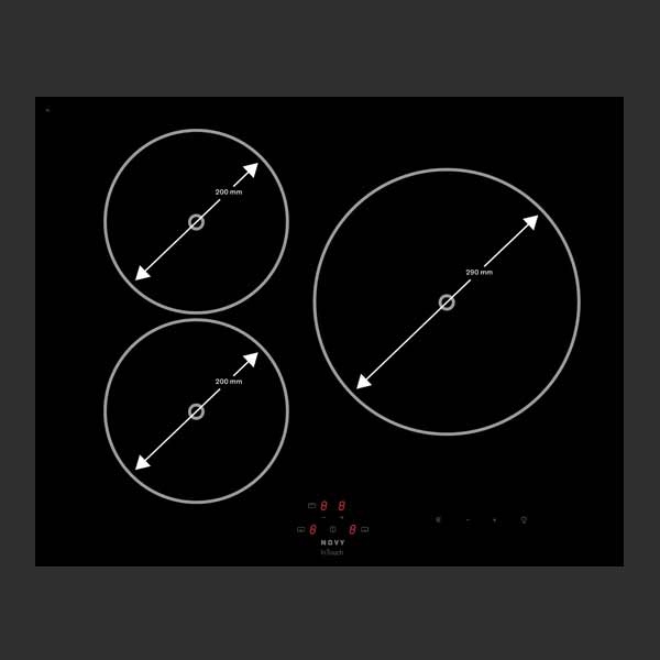 Novy Comfort 1752 Induktionskochfeld