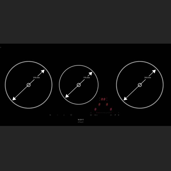 Novy Comfort 1757 Induktionskochfeld