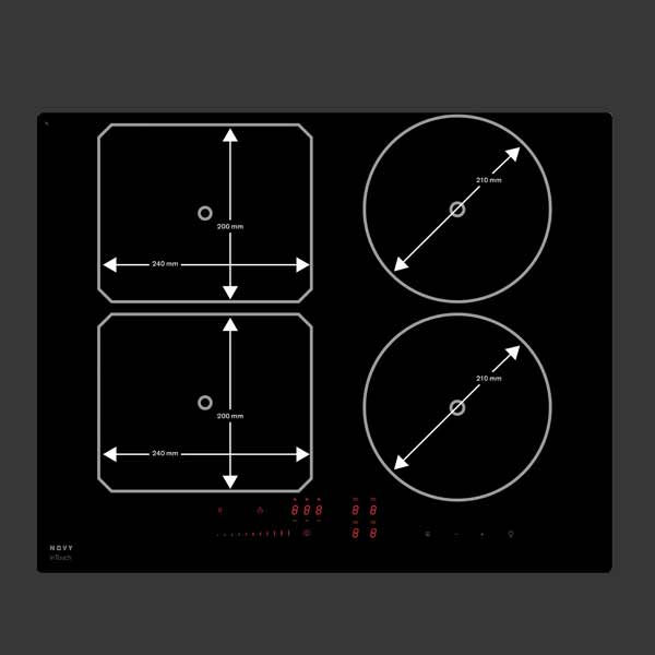 Novy Power 1763 Induktionskochfeld