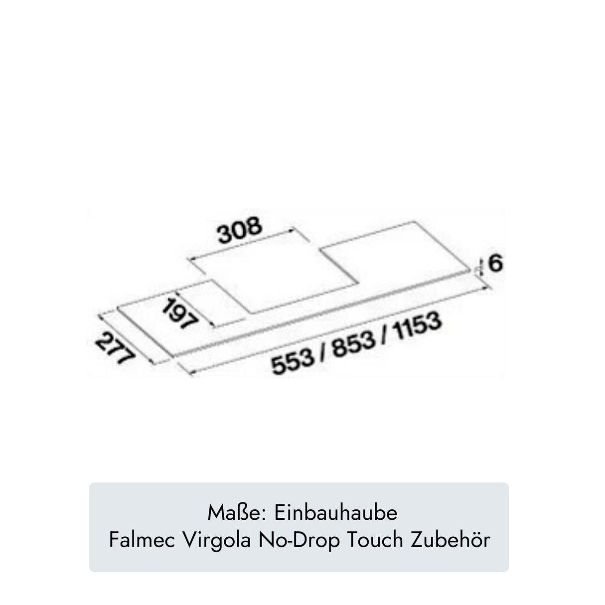 Falmec Virgola No-Drop Touch