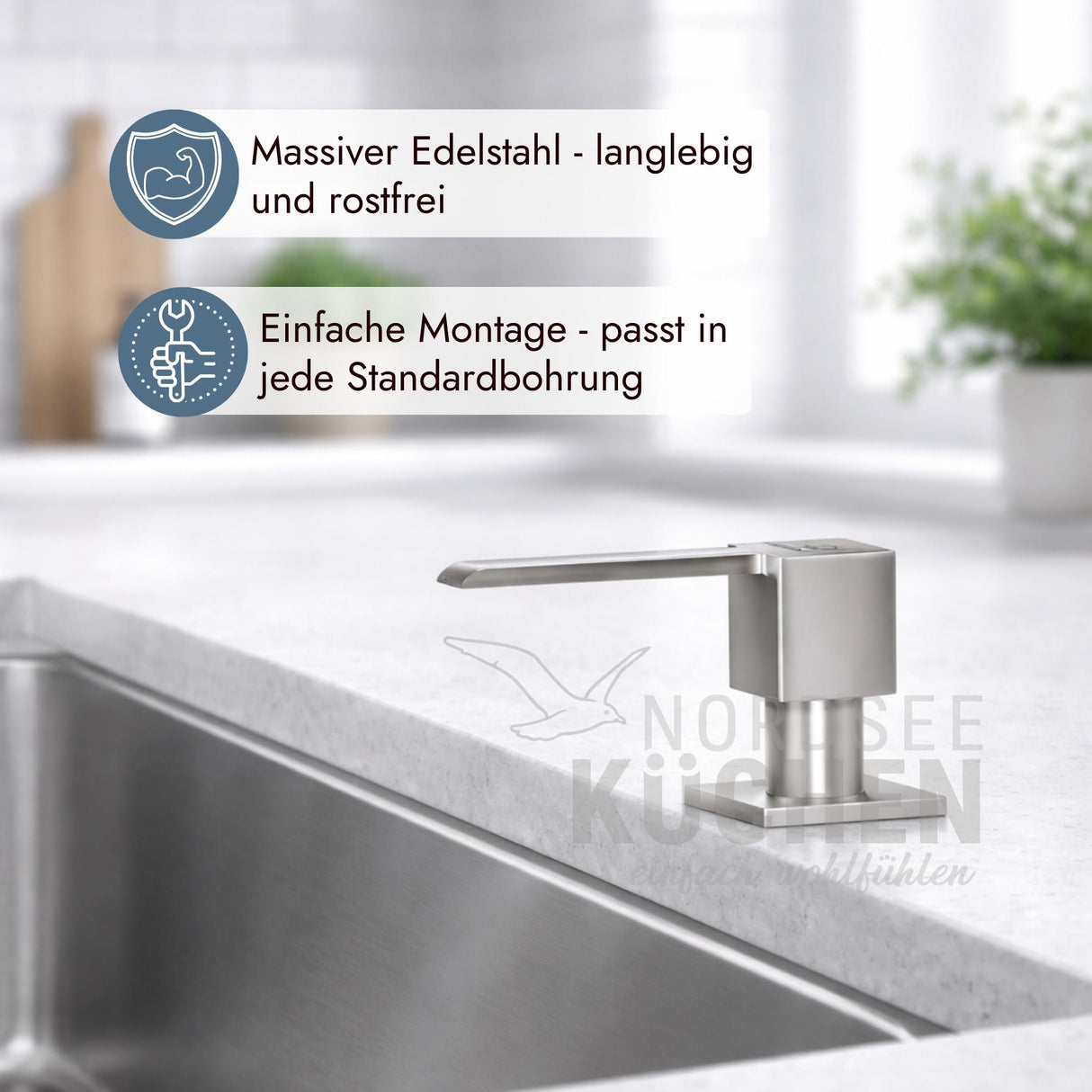 Villeroy & Boch Seifenspender eckig