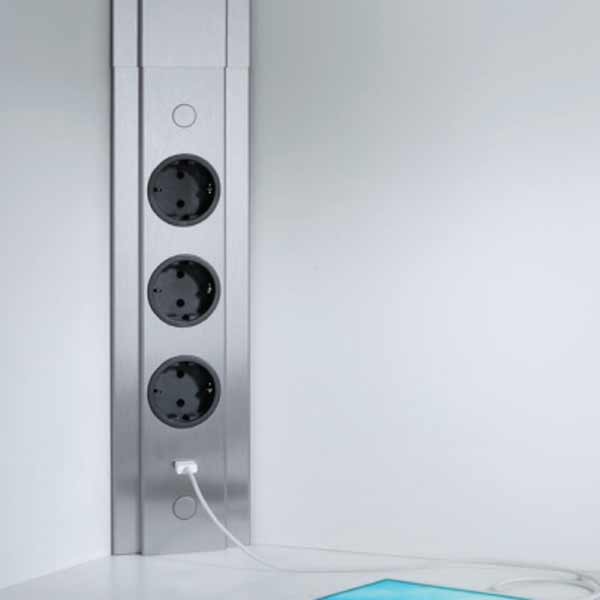 Thebo Tolme 3-fach Steckdose mit und ohne USB