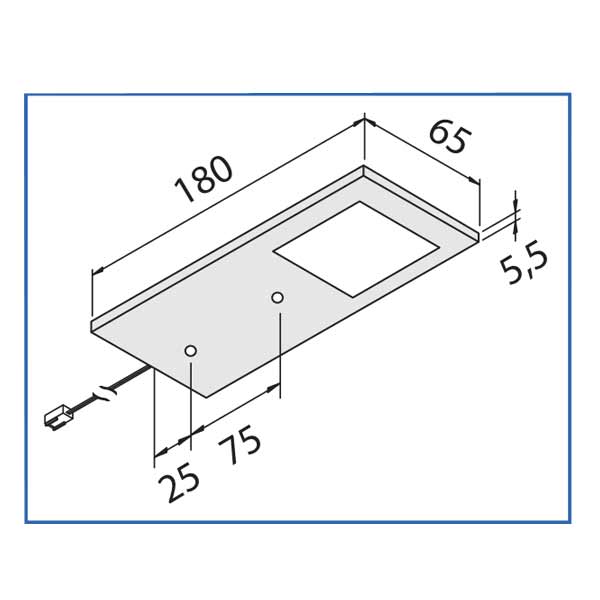 LED Unterbauleuchte Eco Pad F