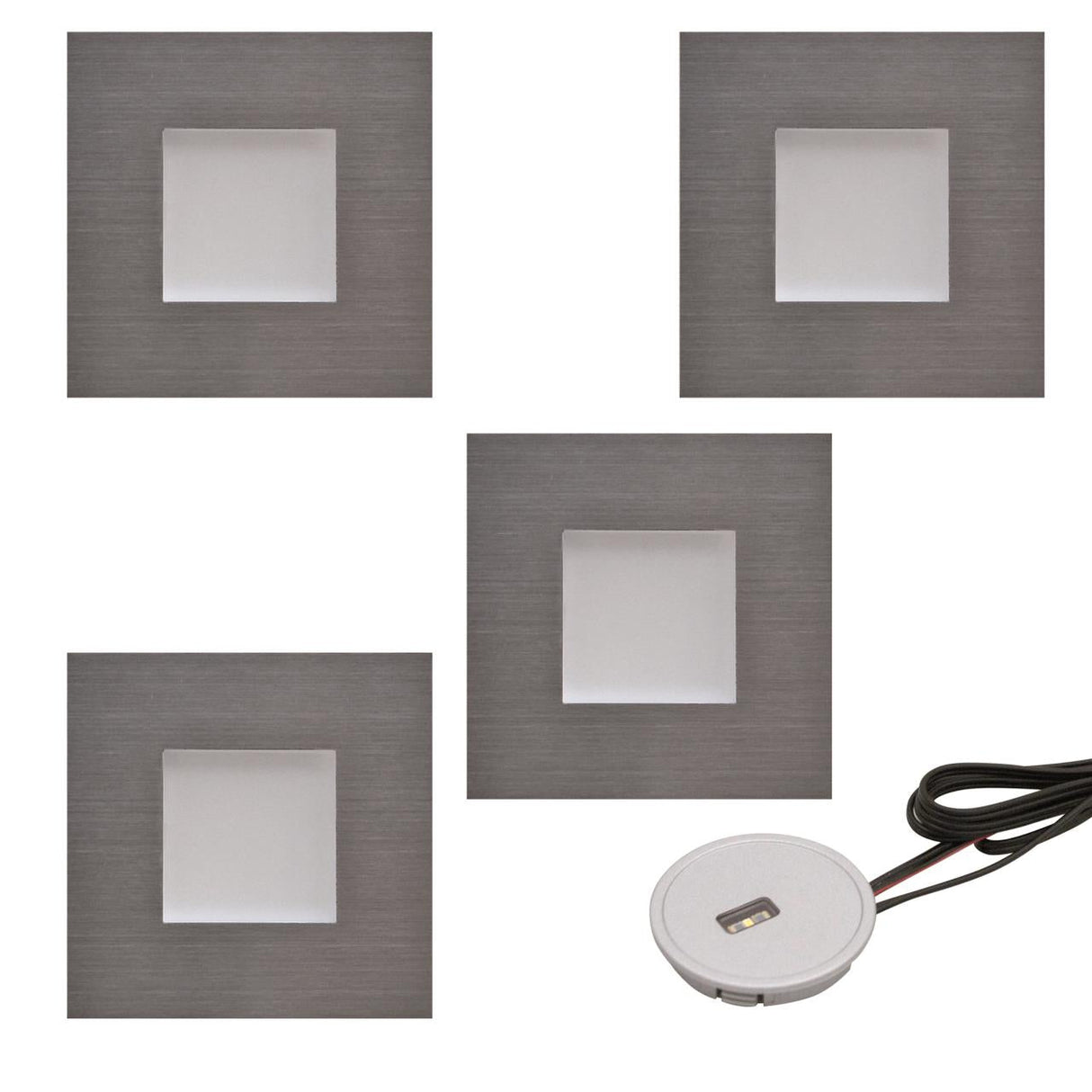 LED-Sockelleuchte Karo Emotion Touch-Dimmer