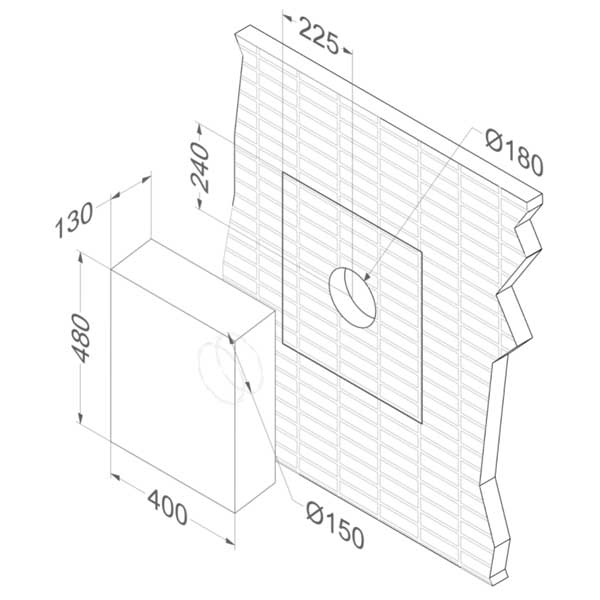 Novy Außenwandmotor 445999