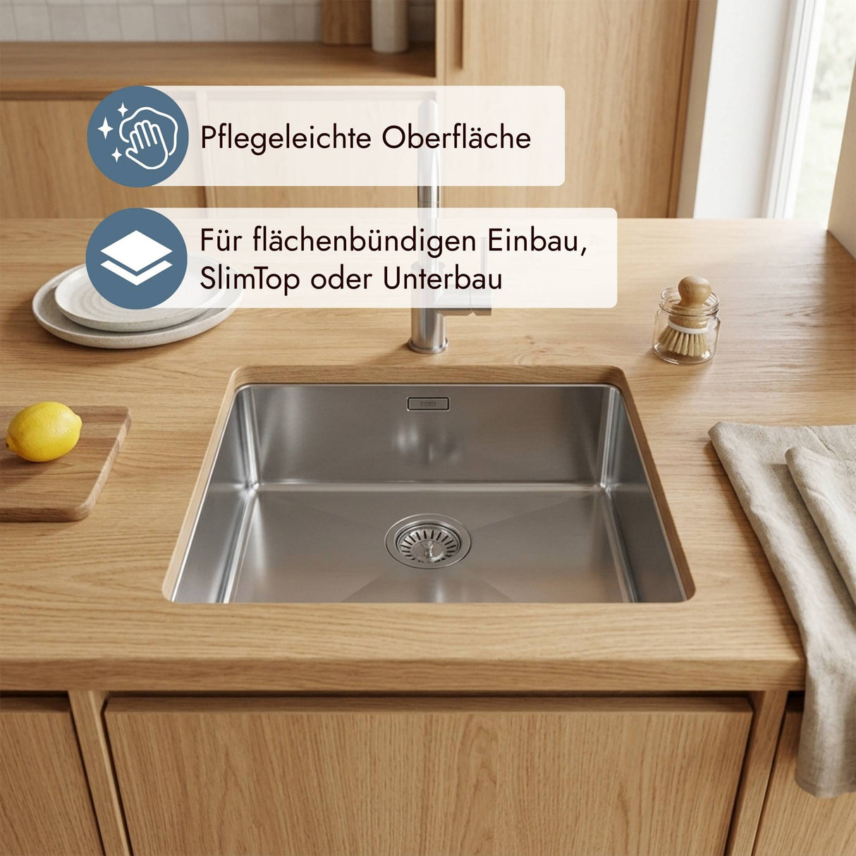 Franke Edelstahlspüle Box BXX 210/110-45 ohne Abtropffläche für moderne Küchenplanung