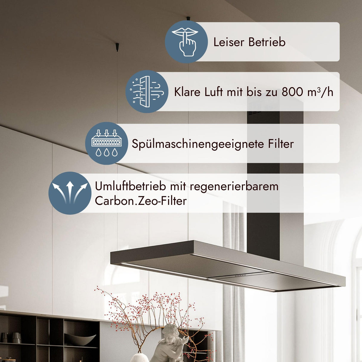 "Falmec Elle Inselhaube" von Falmec (Bild 6). / /