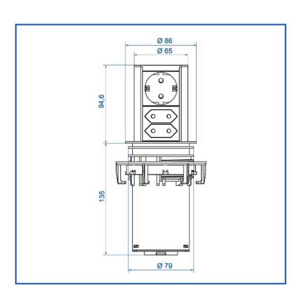 Bachmann Elevator Steckdose