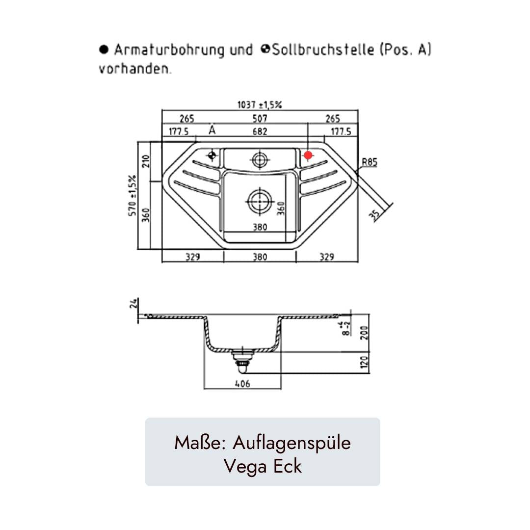 Systemceram Vega Eck