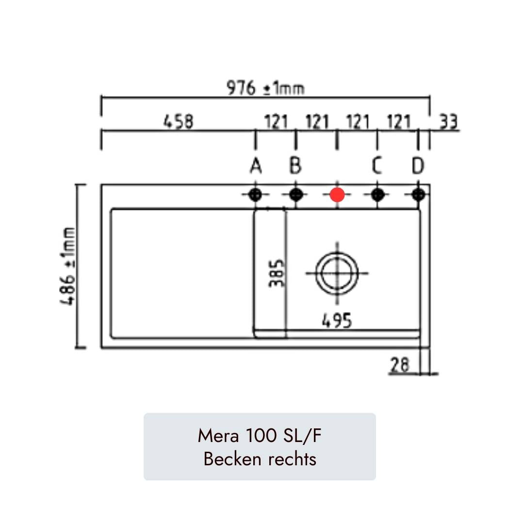 Systemceram Mera 100 SL F