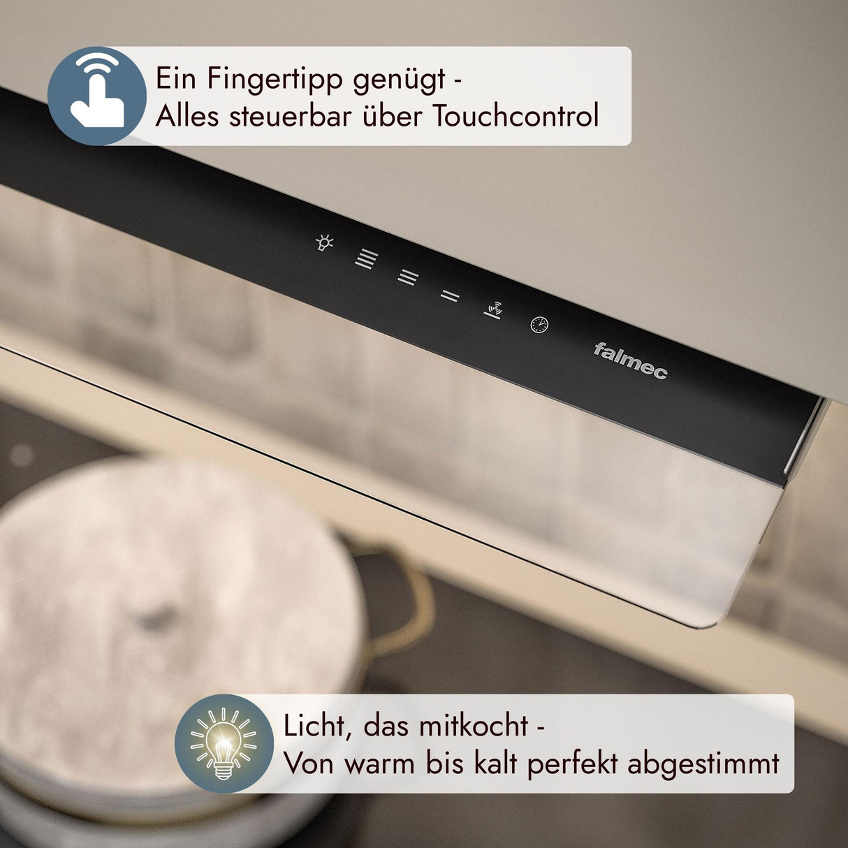 Falmec Virgola No-Drop Touch