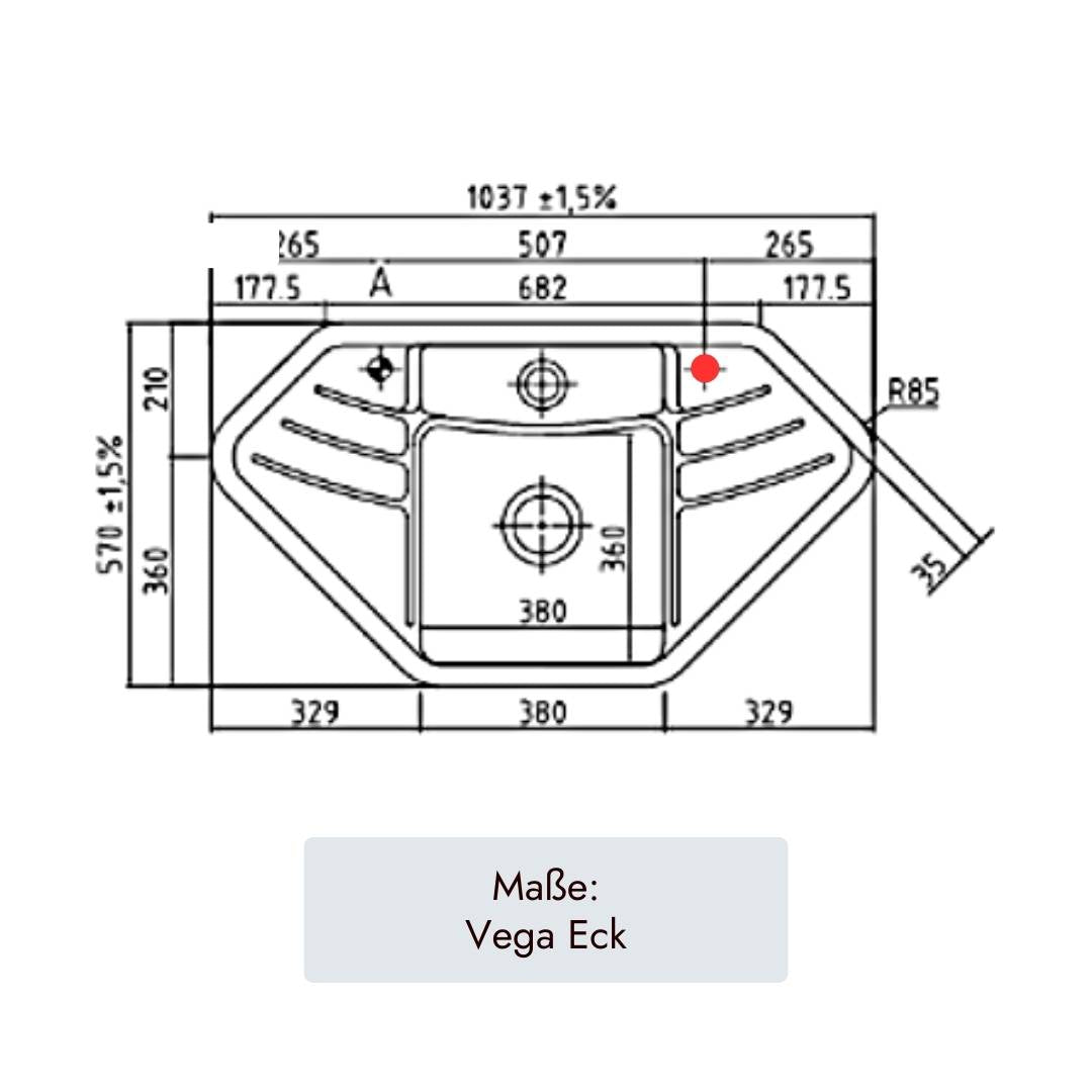 Systemceram Vega Eck