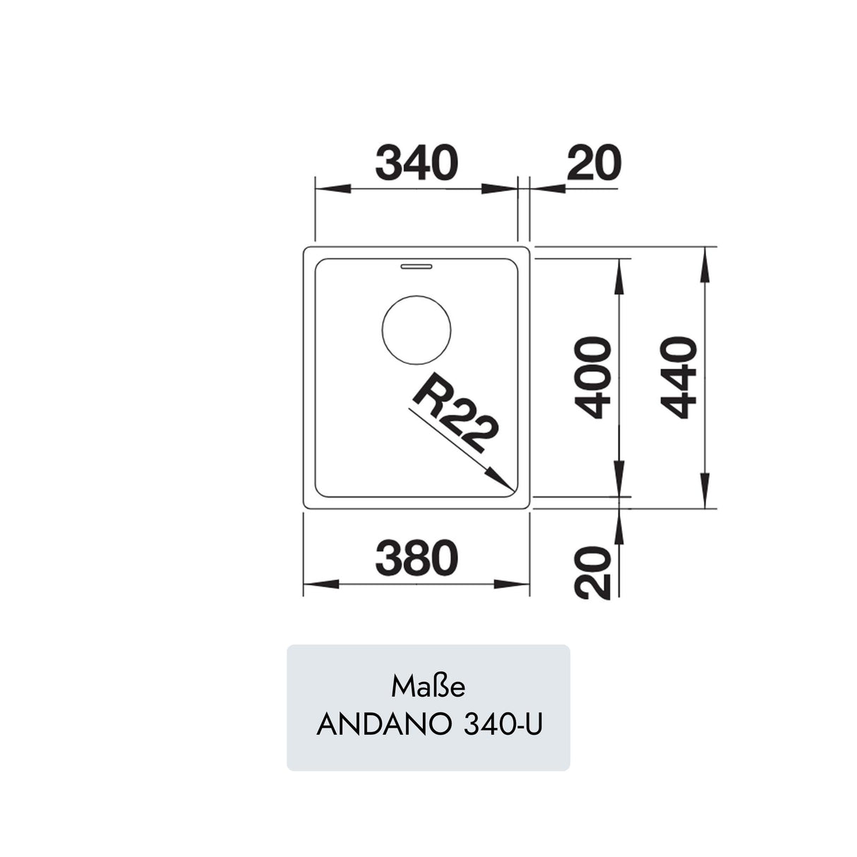 Blanco ANDANO 340-U