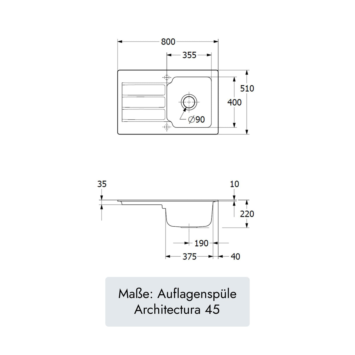 Villeroy & Boch Architectura 45