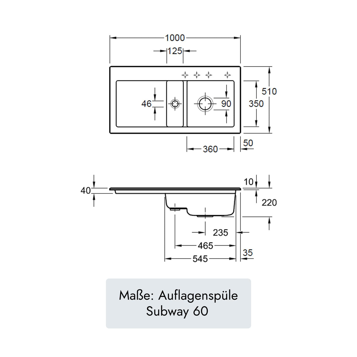 Villeroy & Boch Subway 60