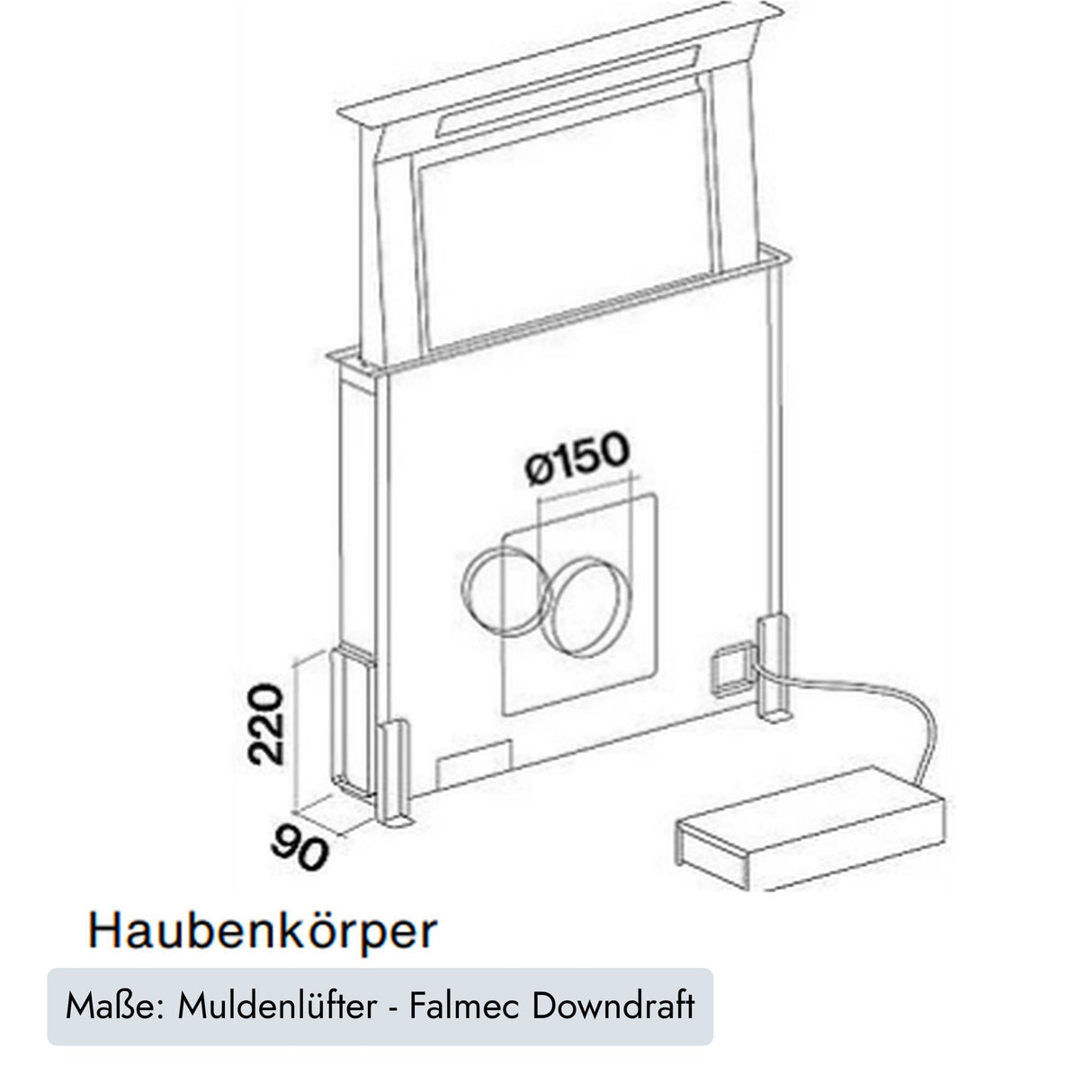 "Falmec Downdraft Tischhaube" von Falmec (Bild 9). / /