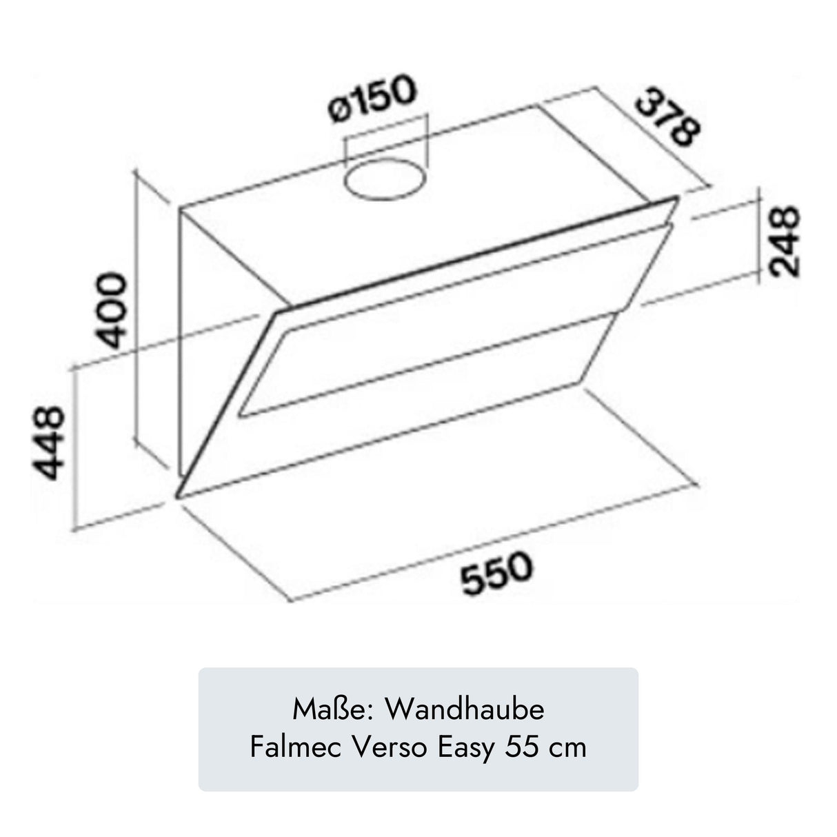 "Falmec Verso Easy Umlufthaube" von Falmec (Bild 9). / /