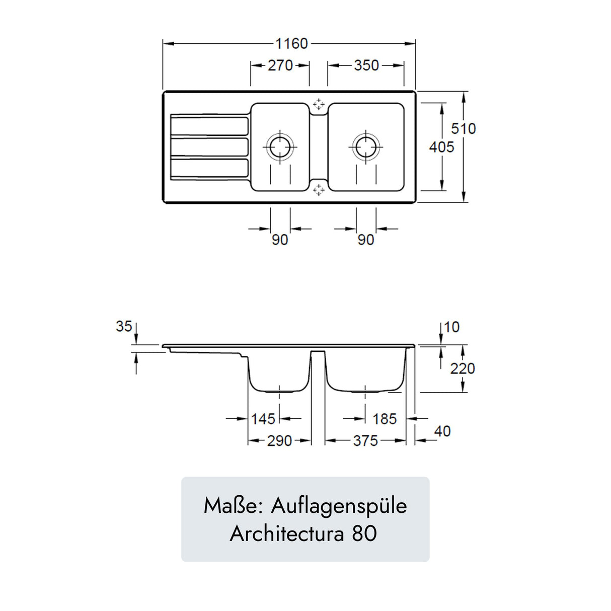 Villeroy & Boch Architectura 80