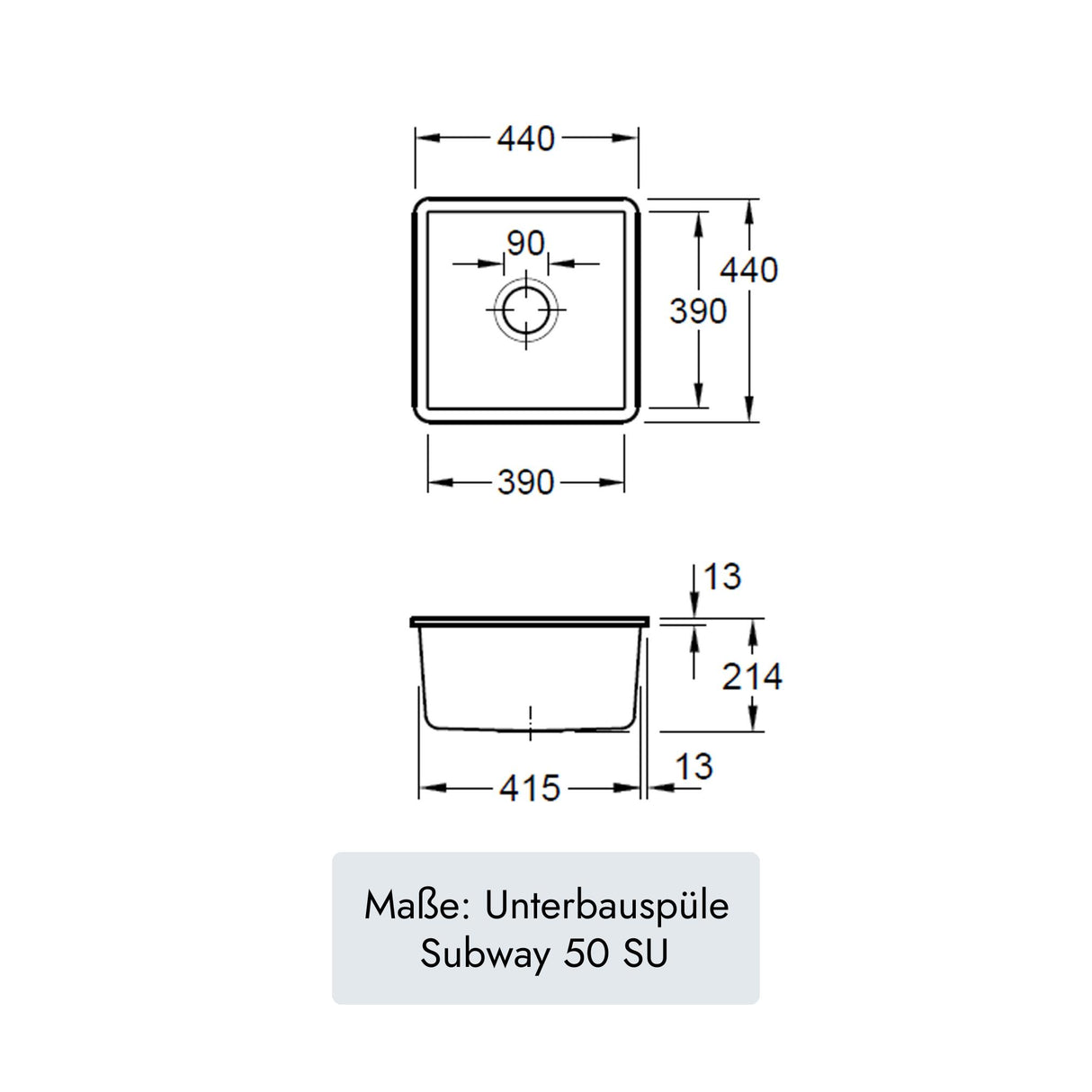 Villeroy & Boch Subway 50 SU