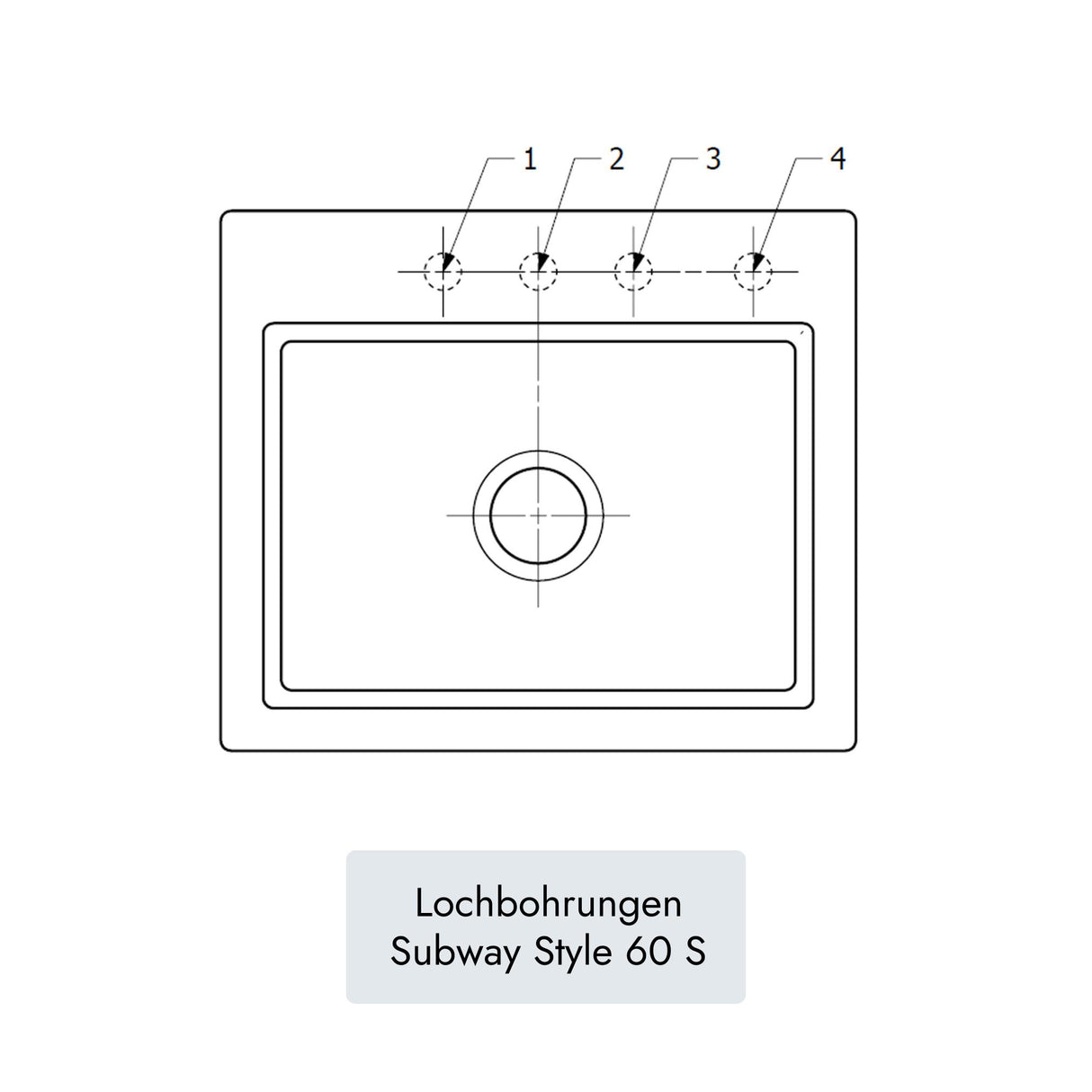 Villeroy & Boch Subway Style 60 S